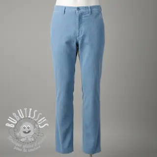 Tissu velours cotelé 6W WASHED STRETCH light blue
