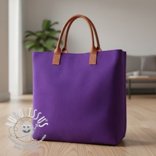 Tissu velours cotelé HUGGY lavande