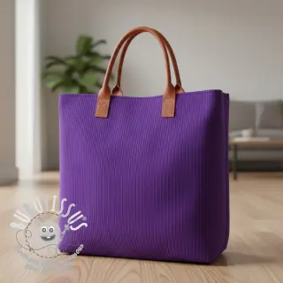 Tissu velours cotelé HUGGY lavande