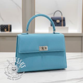 Tissu velours cotelé HUGGY turquoise