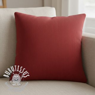 Tissu velours cotelé HUGGY vermillon