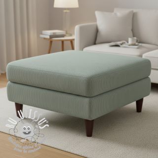 Tissu velours cotelé HUGGY lichen