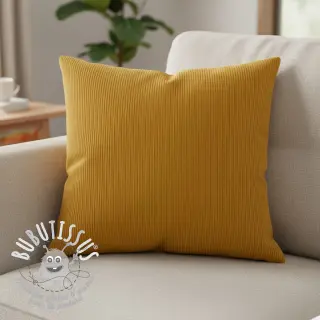 Tissu velours cotelé HUGGY ocre