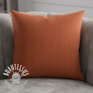 Tissu velours cotelé HUGGY terracotta