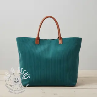 Tissu velours cotelé HUGGY canard