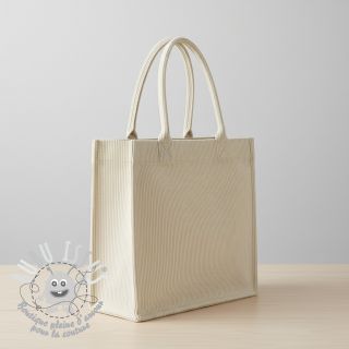 Tissu velours cotelé HUGGY ecru