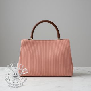 Tissu velours cotelé HUGGY bois de rose