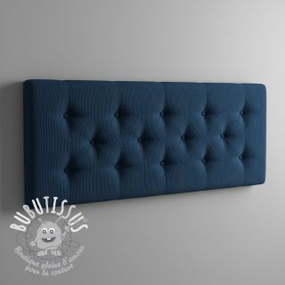 Tissu velours cotelé HUGGY marine