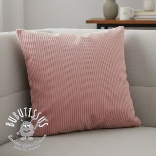 Tissu velours cotelé FUTE bois de rose