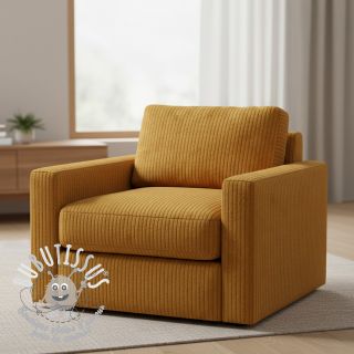 Tissu velours cotelé HANNIBAL ocre