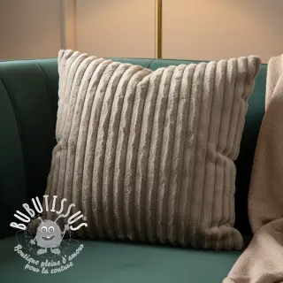 Tissu velours cotelé HANNIBAL taupe