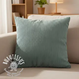 Tissu velours cotelé HANNIBAL lichen