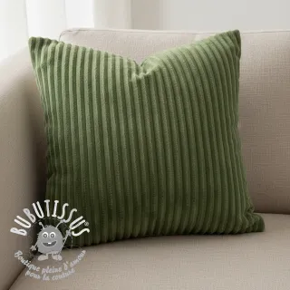 Tissu velours cotelé HANNIBAL kaki