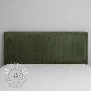Tissu velours cotelé HANNIBAL kaki