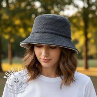 Tissu velours cotelé Cofur fleece black