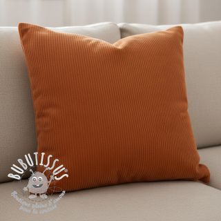 Tissu velours cotelé 6W WASHED STRETCH brick