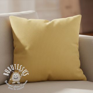 Tissu velours cotelé 6W WASHED STRETCH light yellow
