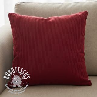 Tissu velours cotelé 6W WASHED STRETCH dark red