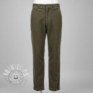 Tissu velours cotelé 6W WASHED STRETCH camo green