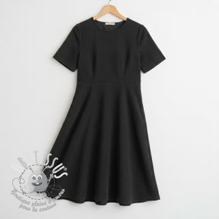 Tissu velours cotelé 6W COTTON TOUCH black