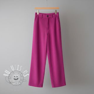 Tissu velours cotelé 6W COTTON TOUCH fuchsia