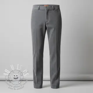 Tissu velours cotelé 6W COTTON TOUCH dark grey