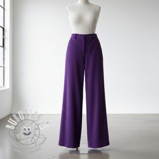 Tissu velours cotelé 6W COTTON TOUCH purple