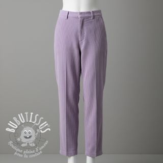 Tissu velours cotelé 6W COTTON TOUCH lilac