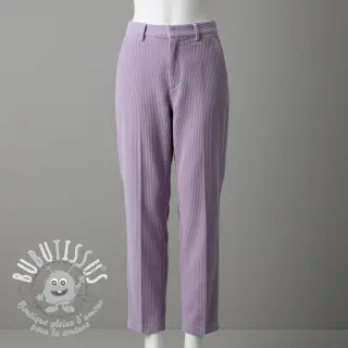 Tissu velours cotelé 6W COTTON TOUCH lilac