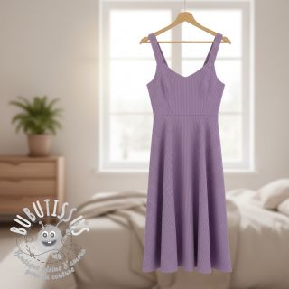 Tissu velours cotelé 6W COTTON TOUCH lilac