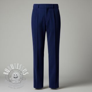 Tissu velours cotelé 6W COTTON TOUCH cobalt