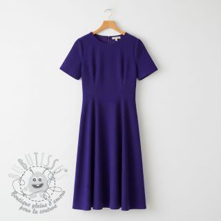 Tissu velours cotelé 6W COTTON TOUCH cobalt