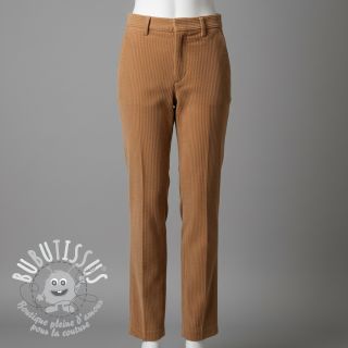 Tissu velours cotelé 6W COTTON TOUCH light brown