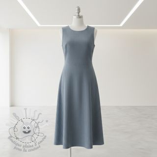 Tissu velours cotelé 6W COTTON TOUCH light blue