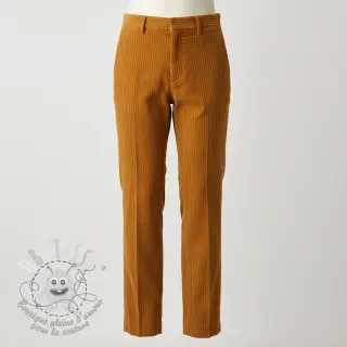 Tissu velours cotelé 6W COTTON TOUCH ochre