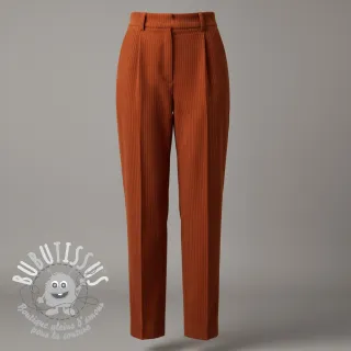 Tissu velours cotelé 6W COTTON TOUCH rust