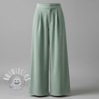 Tissu velours cotelé 6W COTTON TOUCH mint