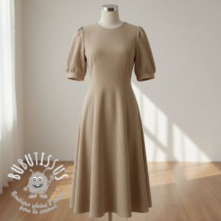 Tissu velours cotelé 6W COTTON TOUCH natural