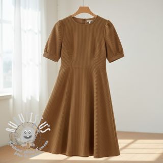 Tissu velours cotelé 6W COTTON TOUCH taupe