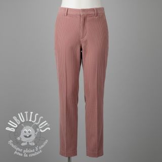 Tissu velours cotelé 6W COTTON TOUCH old pink