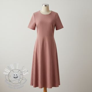 Tissu velours cotelé 6W COTTON TOUCH old pink