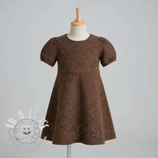 Tissu velours cotelé STRETCH Little deer taupe