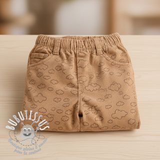 Tissu velours cotelé STRETCH Little clouds sand