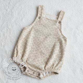 Tissu velours cotelé STRETCH Little love light sand