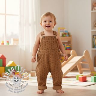 Tissu velours cotelé STRETCH Little bunny sand