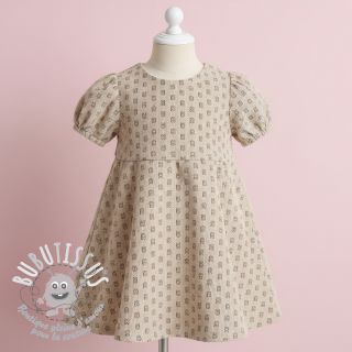 Tissu velours cotelé STRETCH Little bunny light sand