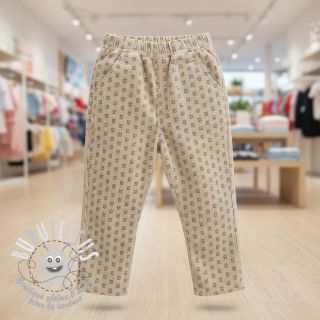 Tissu velours cotelé STRETCH Little bunny light sand