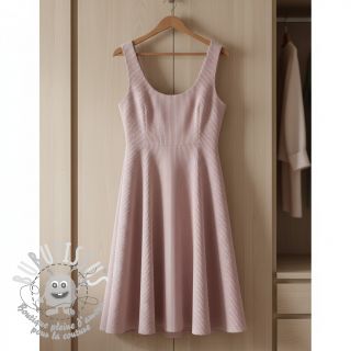 Tissu velours cotelé light lilac