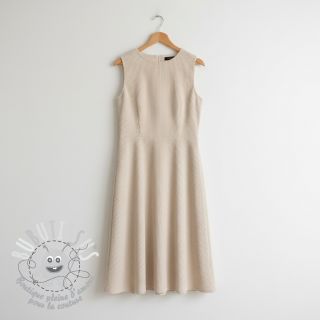 Tissu velours cotelé light sand