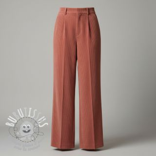 Tissu velours cotelé dark rose